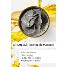 MSP Kil Maskesi Anti-Aging ve Nemlendirici Yüz Maskesi Argan Içerikli Killi Yüz Maskesi - 400G