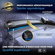 MSP Silencio Flat Blade Set Silecek Seti Opel Corsa D (2009-2014) (650+400 Mm) 574375