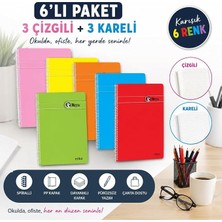 MSP A5 Spiralli Okul Defteri - 6’lı Paket
