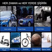 MSP Slim Siyah Model Araç Lastik Şişirici Hava Pompası Taşınabilir Oto Kompresör