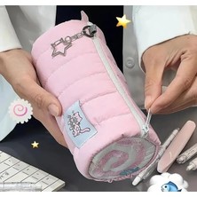 MSP Narutomaki Y2K Rulo Pembe Kalemlik Pembe Kırtasiye Makyaj Düzenleyici Çanta Kalem Kutusu