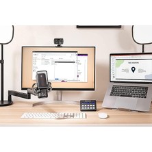 MSP Wave Düşük Profil Mikrofon Taşıyıcı Kol, 360 Derece Yatay & 90 Derece Diker Ayarlama, Kablo Gizleme Kanalları (10AAN9901)