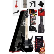 MSP DE-150BK Maple Klavye Hh Manyetik Yüksek Kaliteli Elektro Gitar Seti