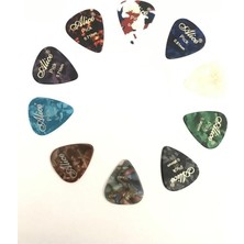 MSP Gitar Penası 10'lu Set, Çeşitli Kalınlıklar, Renkli