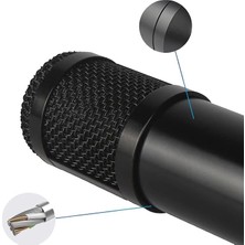 MSP M-800U, Profesyonel Kondanser Yayıncı Mikrofonu, Ses Kaydı, Podcasting, Youtube, Karaoke, Oyun Akışı, (+48V Phantom Power Uyumlu)
