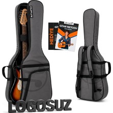 MSP Atlas Gri Elektro Gitar Çantası Gigbag Kalın (Soft Case) (Gri, Elektro Gitar)