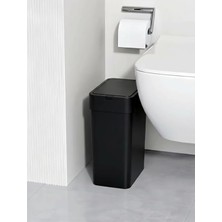 MSP Çöp Kovası Otomatik Slim 9 Litre Plastik Siyah Yerli Üretim