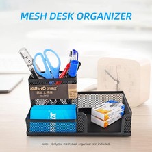 MSP Örgü Masa Düzenleyici Ofis Malzemeleri Kalemlik ve Depolama Sepetleri Için Masaüstü Organizatör Cetvel Konteyner Modern Ev Iş Ticari Ofis Okul Dekoru Masa Organizasyonu