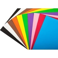 MSP Adet Fon Kartonu A4 Boyutu 24X34 Karışık Renkli