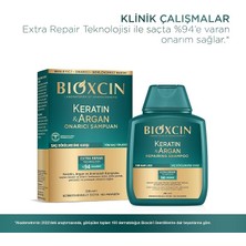 MSP Keratin & Argan Onarıcı Şampuan | 2 x 300 ml | Yıpranmış ve Hasar Görmüş Saçlar Için | Hidrolize Keratin + Argan Yağı + Biocomplex B11