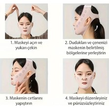 Korsesi Çene Boyun Bandı Horlama Önleyici Gıdı Yanak Gıdık Toplama (Siyah, Tek Ebat)