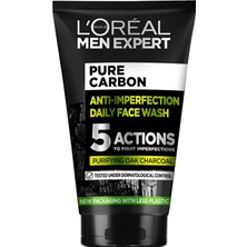MSP Paris Men Expert Pure Charcoal Cilt Problemlerine Karşı Savaşan Yüz Yıkama Jeli 100 ml