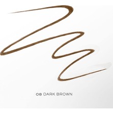 MSP Brow Shaping Powdery Pencil 08 Dark Brown Kaş Kalemi