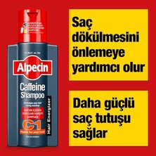 MSP Kafeinli Şampuan C1 250ML | Saç Dökülmesini Önler ve Azaltır | Erkekler Için Doğal Saç Uzatma Şampuanı | Güçlü Saçlar Için Enerji Verici | Erkekler Için Saç Bakımı | Almanya'da Üretilmiştir