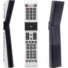 Weko Profilo RCA49130 - Vestel Smart – Sanyo - Jvc Netflix Tuşlu Beyaz Yazısız LCD LED Tv Kumanda