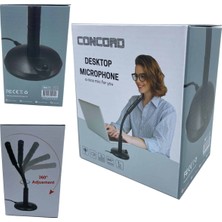 Bezos 3.5 mm Aux Jaklı Masaüstü Mikrofon Concrod Mc-7 MBT06