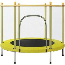 Fileli Büyük Boy Trambolin 140 cm Çap Sarı Sarı Tek Ebat
