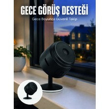 Dolozena A9 Şarjlı Mini Ip Kamera Hd Kablosuz Güvenlik Kamerası Micro Sd Kart Destekli