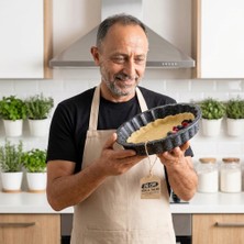 Dolozena 26 cm Döküm Kek Kalıbı Tart Kalıbı Yuvarlak Dilimli Dalı Fırın Kalıbı