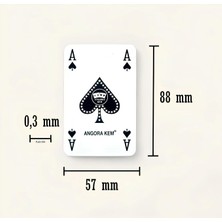 Kem Plastik Iskambil Oyun Kağıdı Çift Deste Biriç Oyun Kağıdı 52 - Plastic Playing Cards