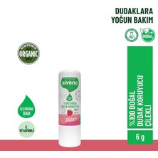 Doğal Dudak Koruyucu Çilek Bitkisel Lipbalm Dudak Kremi Nemlendirici Parlatıcı Onarıcı 6g