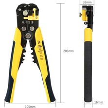 Home 5’i 1 Arada Otomatik Kablo Soyma ve Kesme Pensesi | Pabuç Sıkma ve Kıvırma Özellikli Automatic Wire Stripper & Crimper 0.2–6 Mm² Ayarlanabilir Ergonomik Kulp