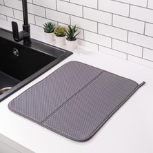 CetKing Tezgahı Için Bulaşık Kurutma Paspasları, Çeşitli Amaçlar Için Süper Emici Mikrofiber Bulaşık Süzgeci, Şık ve Etkili, Hızlı Kuruyan Bulaşık Matı, 43 cm x 35 Cm, Anhracite