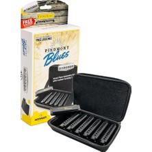 CetKing Piedmont Blues 7 Harmonica Pack With Case, Paslanmaz Çelik (Pbh7)