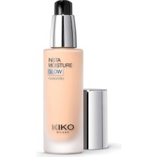 CetKing Milano Kıko Milano Instamoisture Glow Foundation 07 | Nemlendirici Sıvı Fondöten, Parlak Yüzeyli