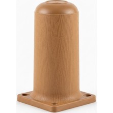 Hesaplı Hırdavat Mobilya Ayağı 14 cm Kahverengi