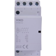 Vtcr-25/40 Sessiz Kontaktör 25A 4no