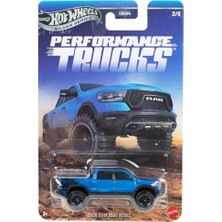 Hot Wheels Silver Series Performance Trucks 2020 Ram 1500 Rebel [mavi] 2/5-1:64 Döküm Oyuncak Aracı