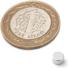Magnet 100 Adet - Yuvarlak, Neodyum Mıknatıs, 4x2 Mm, Güçlü Magnet, N35 Kalite