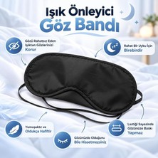 Tech Uyku Göz Bandı Işık Geçirmez Yumuşak Uyku Maskesi, Göz Baskısını Azaltan Konforlu Kumaş, Ayarlanabilir Unisex Göz Maskesi, Seyahat Ev Uçak Ofis Için Işık Engelleyici Uyku Bandı