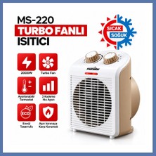 Bezos Turbo Fanlı Elektrikli Sıcak ve Soğuk Isıtıcı - 3 Kademe Aanova