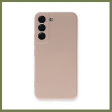 Candar Ticaret Samsung Galaxy S23 Plus Uyumlu Kılıf Nano Içi Kadife Silikon - Pudra Srh