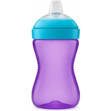 Bucuks Yumuşak Uçlu Bardak 300 ml Mor Bcks