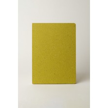 Bazen Defter B5 Çizgisiz 180 Derece Açılabilir Dolma Kalem Uyumlu Açık Ciltli Defter, Geri Dönüştürülmüş Sert Kapak- Journal, Kolaj ve Not Defteri 17x24cm Fıstık Yeşili