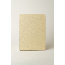 Bazen Defter B5 Çizgisiz 180 Derece Açılabilir Dolma Kalem Uyumlu Açık Ciltli Defter, Geri Dönüştürülmüş Sert Kapak- Journal, Kolaj ve Not Defteri 17x24cm Krem
