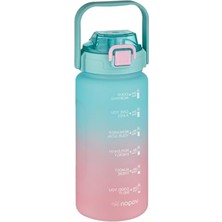 Velora 1500 ml Pipetli Motivasyon Matarası - Çift Renkli