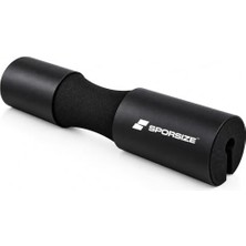 Sporsize Squat Pedi, Barbell Boyun Desteği, Hip Thrust, Siyah