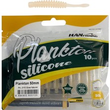 Han Fishing Hanfish Plankton 50MM 5cm Lrf Silikon Yem 10 Adet PK2110 Glow Naturel