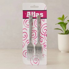 Milas Toptan mt Metal Tatlı Çatalı ( 6 Adet)