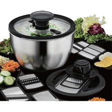 Belirtilmemiş Mien Salata Kurutucu Rende Seti 5 Litre ZF2521