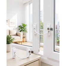 Teknodayım Kablolu Pencere Kilidi Anahtarlı 2 Adet UCZZDLYN300KGÇELİKHALATKİLİT2-2
