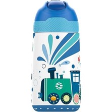 Esplendor Vagonlife Çocuk 350 ml Pipetli Çelik Matara Paslanmaz Çelik Termos 5 Farklı Renk 2055-350ML