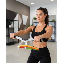 Teknodayım Direnç Bantlı Üst Vücut Egzersiz Aleti Kompakt Ev Fitness Seti