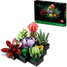 Esplendor LEGO Sukulentler Seti - Doğal Bitki Tasarımı, Eğlenceli