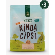 Cey Natural Foods 3’lü Kiki Deniz Tuzlu Kinoa Cipsi Seti – Glutensiz Atıştırmalık (3 x 30 g)