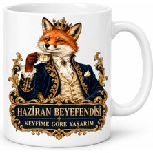 Soi Home Haziran Doğum Ayı Beyefendisi Tasarımlı Porselen Kupa - Model 1065 Soı